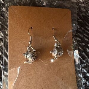 Silver Teapot ‘Tea Time’ Earrings